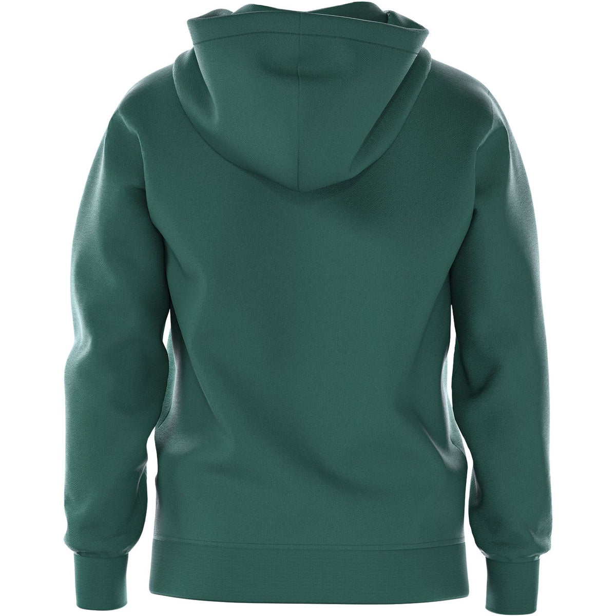 Productfoto achteraanzicht van de donkergroene Bjorn Borg Essential 1 Hoodie met capuchon