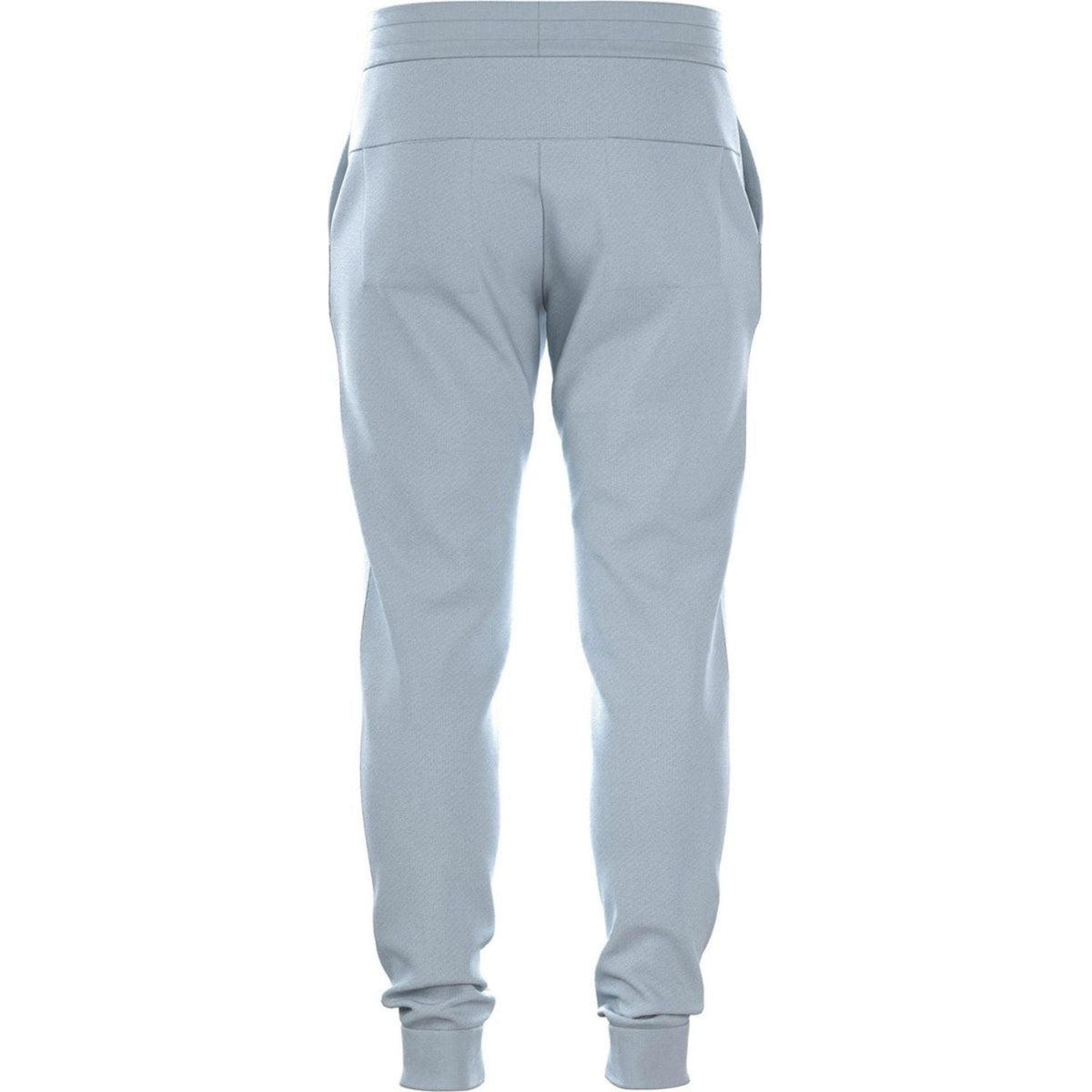 Lichtblauwe Bjorn Borg Essential 1 Pants met brede elastische tailleband, achterzijde
