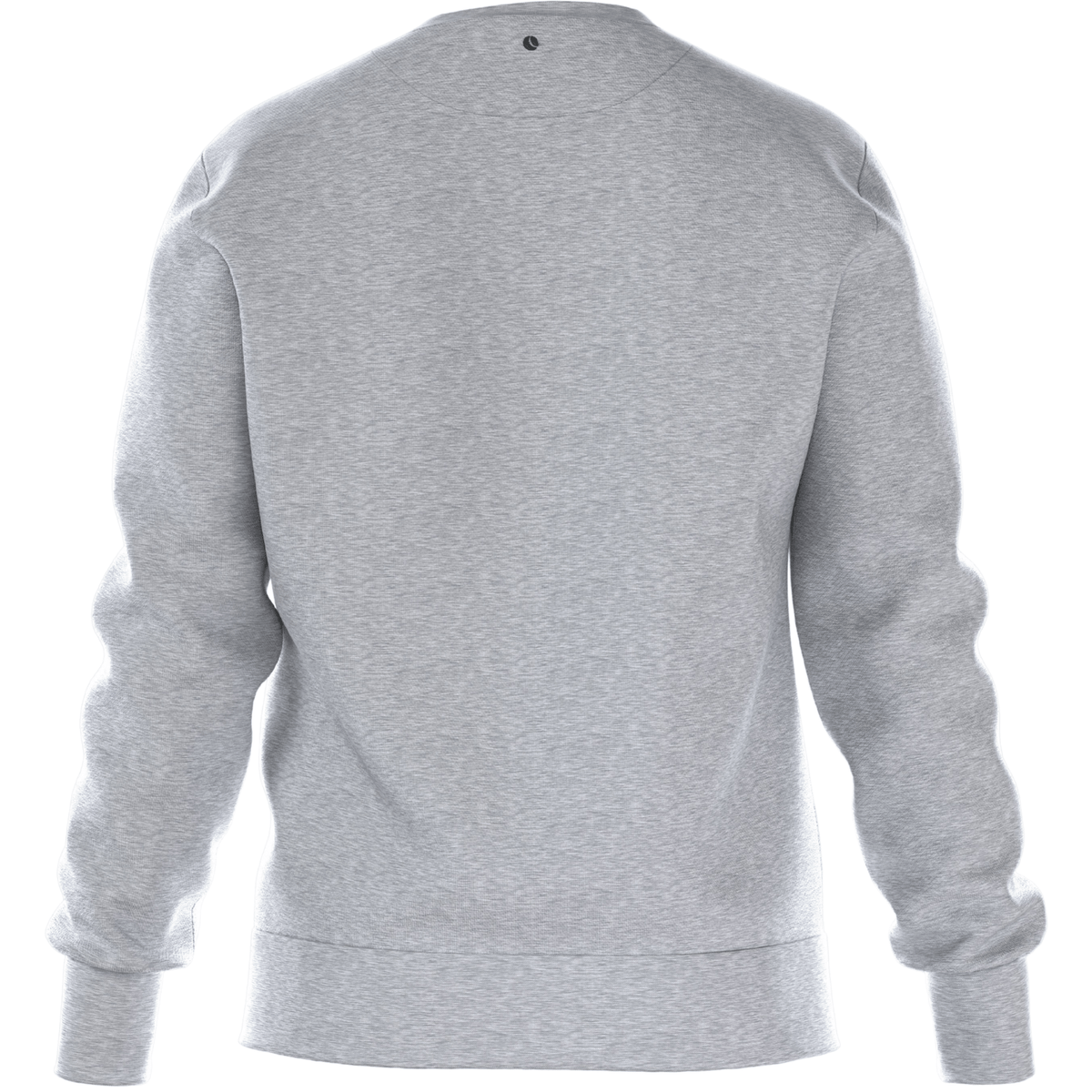 Achterzijde van het grijs gemeleerde Bjorn Borg Essential 4 Sweatshirt met ronde hals