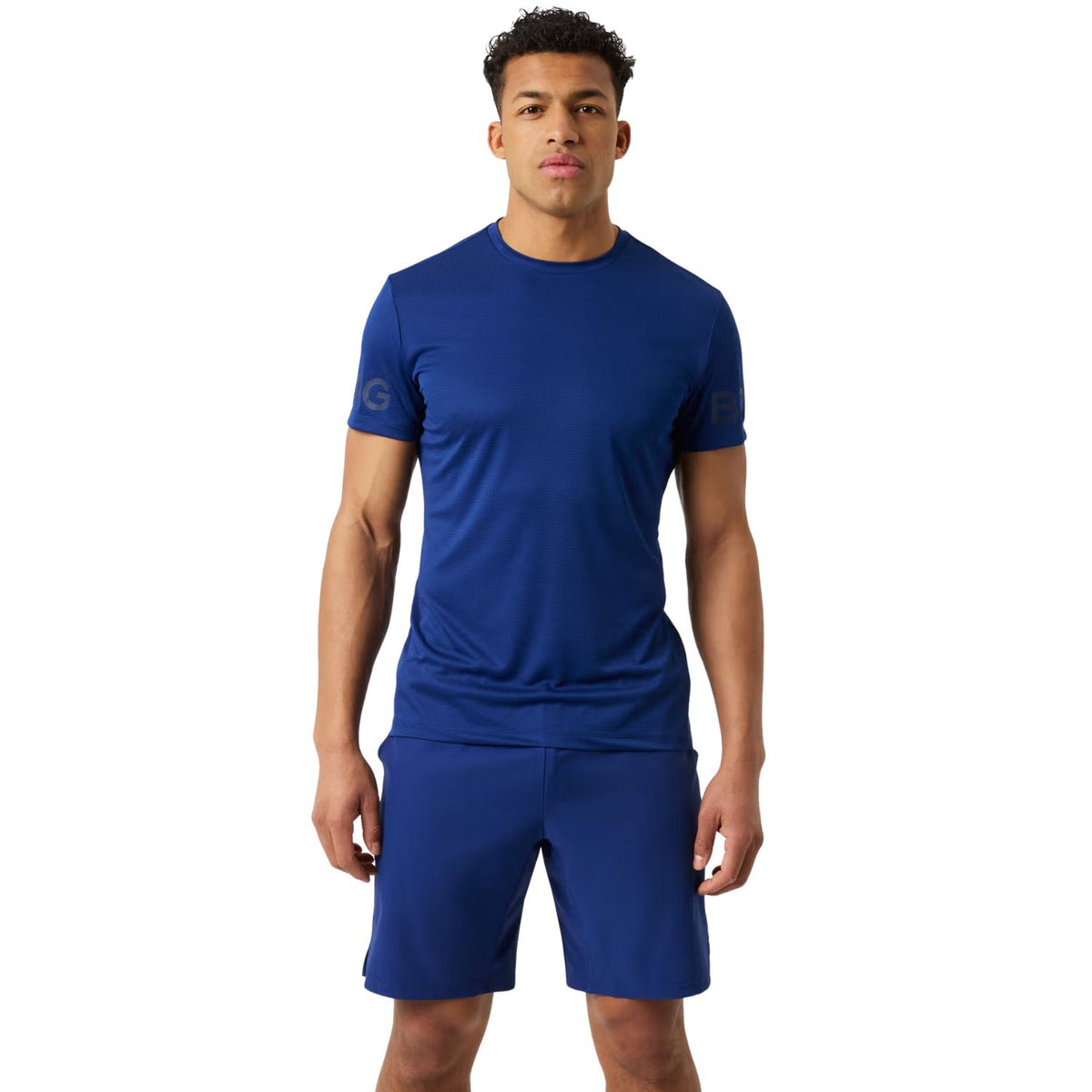 Bjorn Borg Light T-shirt in kobaltblauw met bijpassende blauwe short