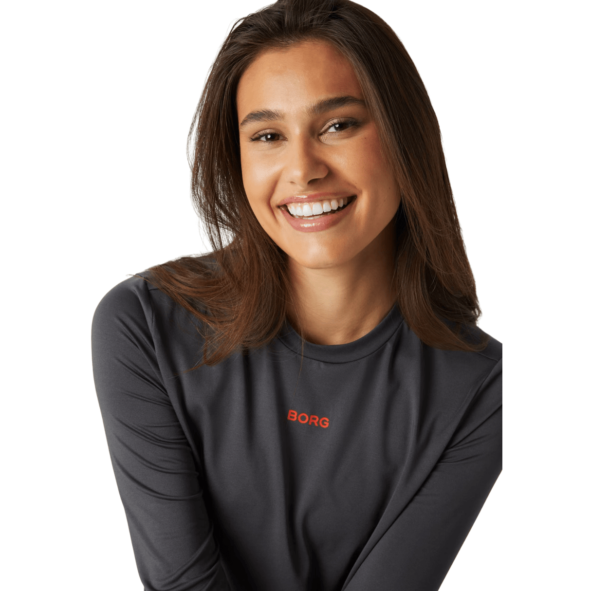 Björn Borg Long Sleeve T-Shirt Grey -