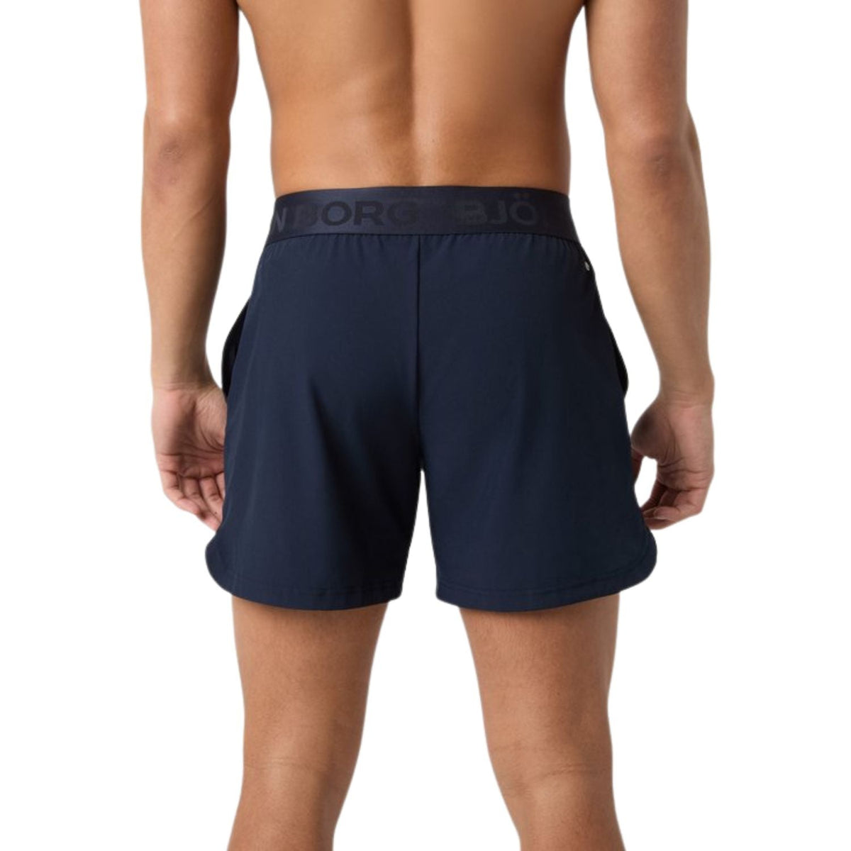Marineblauwe Bjorn Borg Short Shorts voor heren, gedragen vooraanzicht