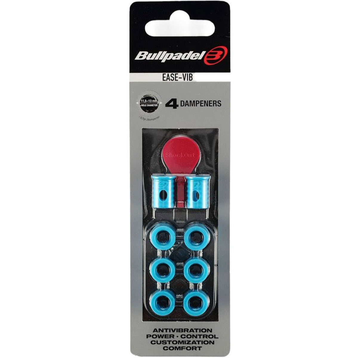 Bullpadel Ease Vibe Dempers Blauw