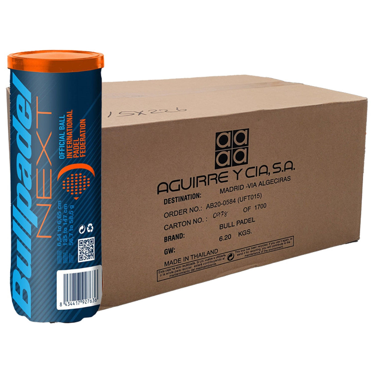 Bullpadel Fip Next Ballen Box (24x3 st.) -