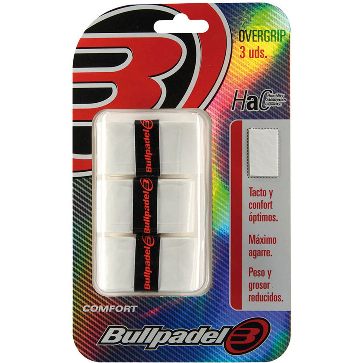 Bullpadel Overgrips Comfort White