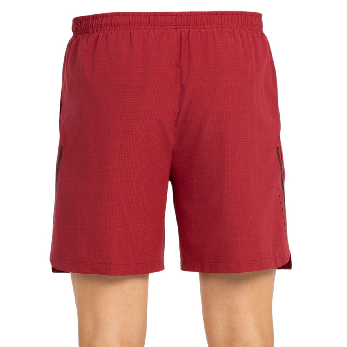 Vindrøde Bullpadel Shorts Mazari med elastisk talje og sidelomme