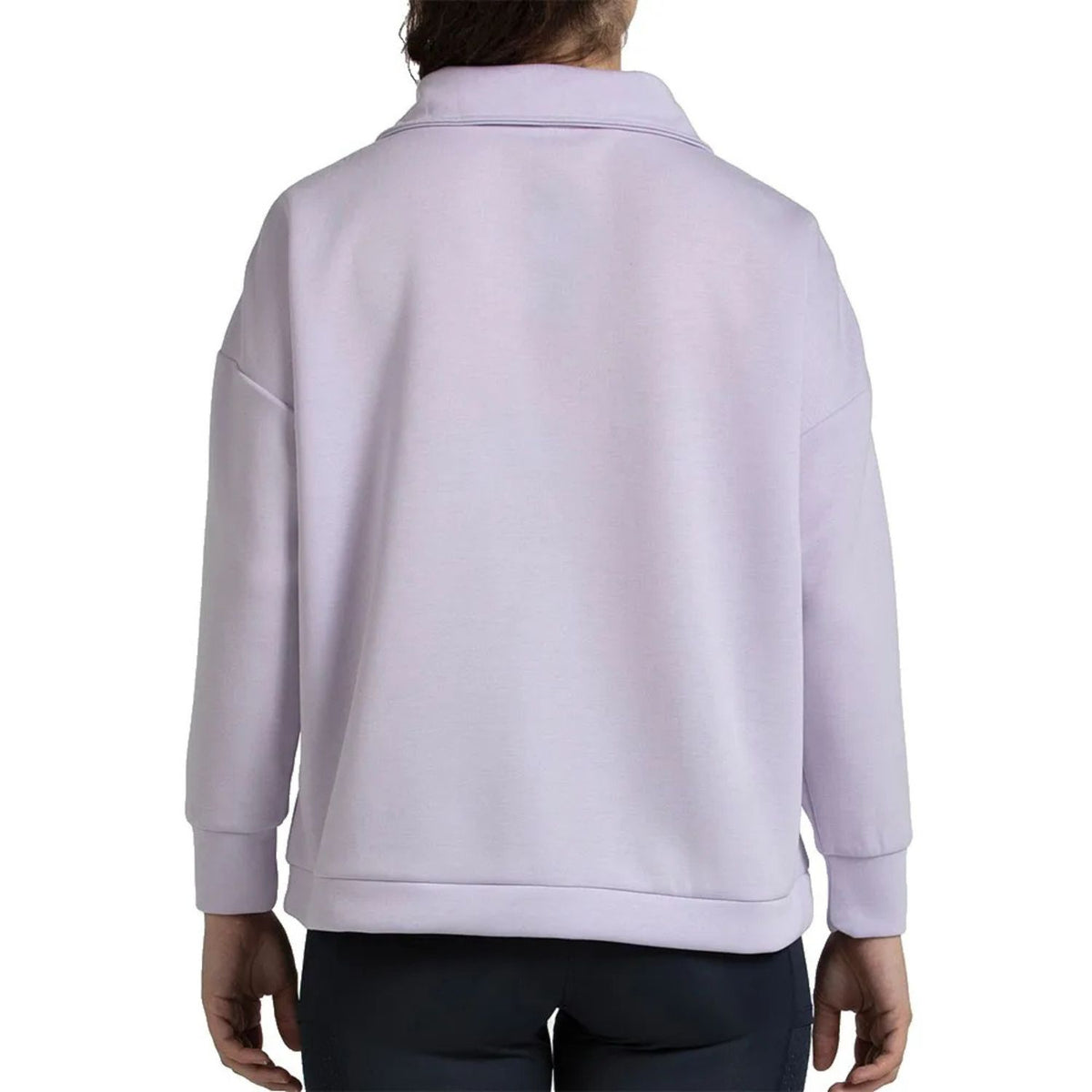Achterzijde van de lila Bullpadel Alasia sweater voor dames