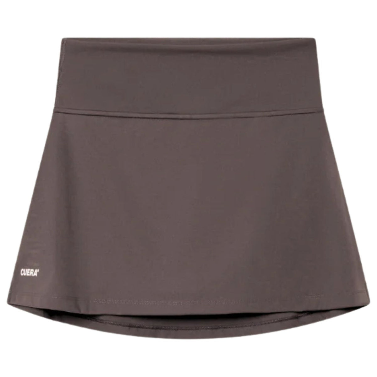 Cuera Oncourt Skirt 2-In-1 voor dames in grijsbruin, vooraanzicht met binnenbroek