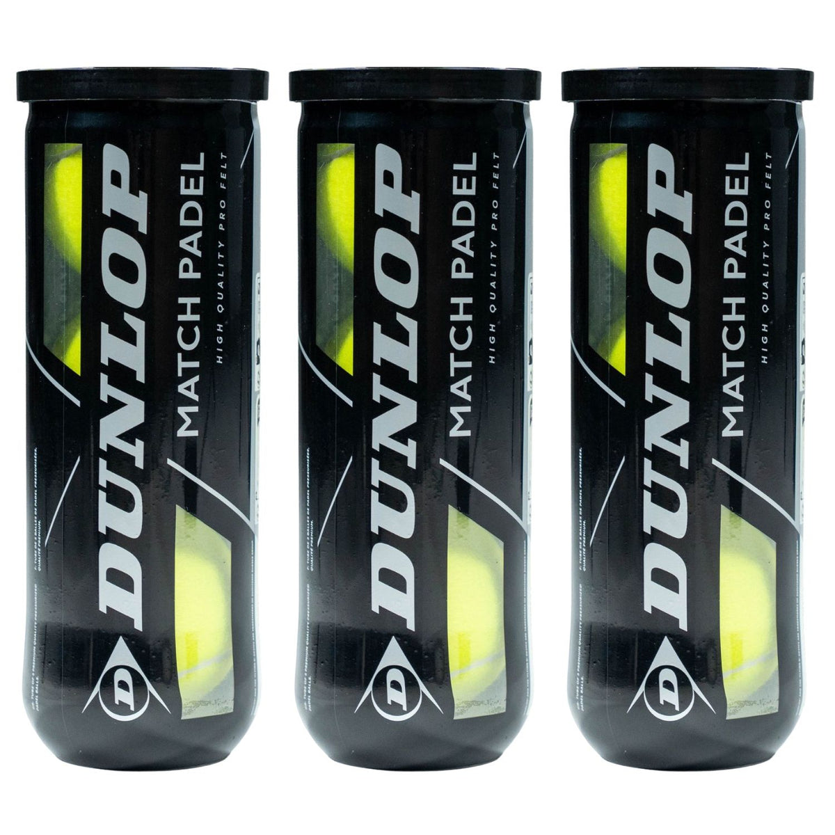 Dunlop Match Padel Balls (3x3st.)