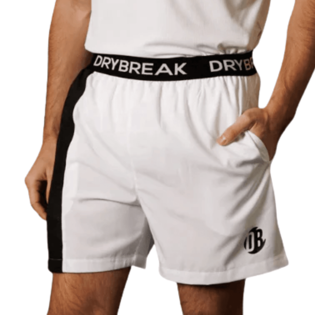 Drybreak Short White -