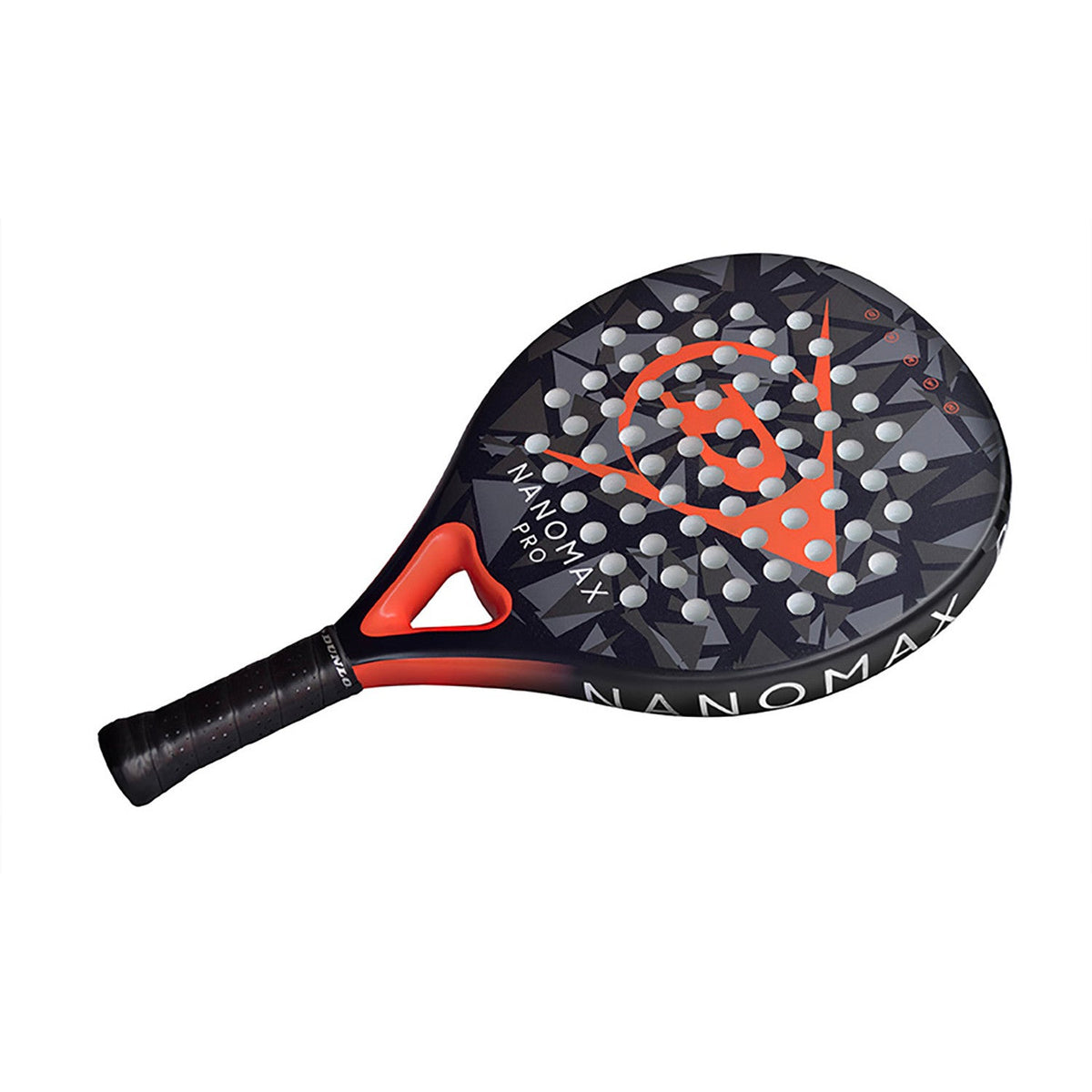 Dunlop Nanomax Pro liggend schuin met zicht op het grijze facetpatroon op het slagvlak