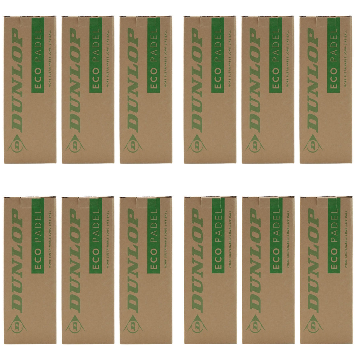 Dunlop Eco Padel Balls (12 x 3-packs)