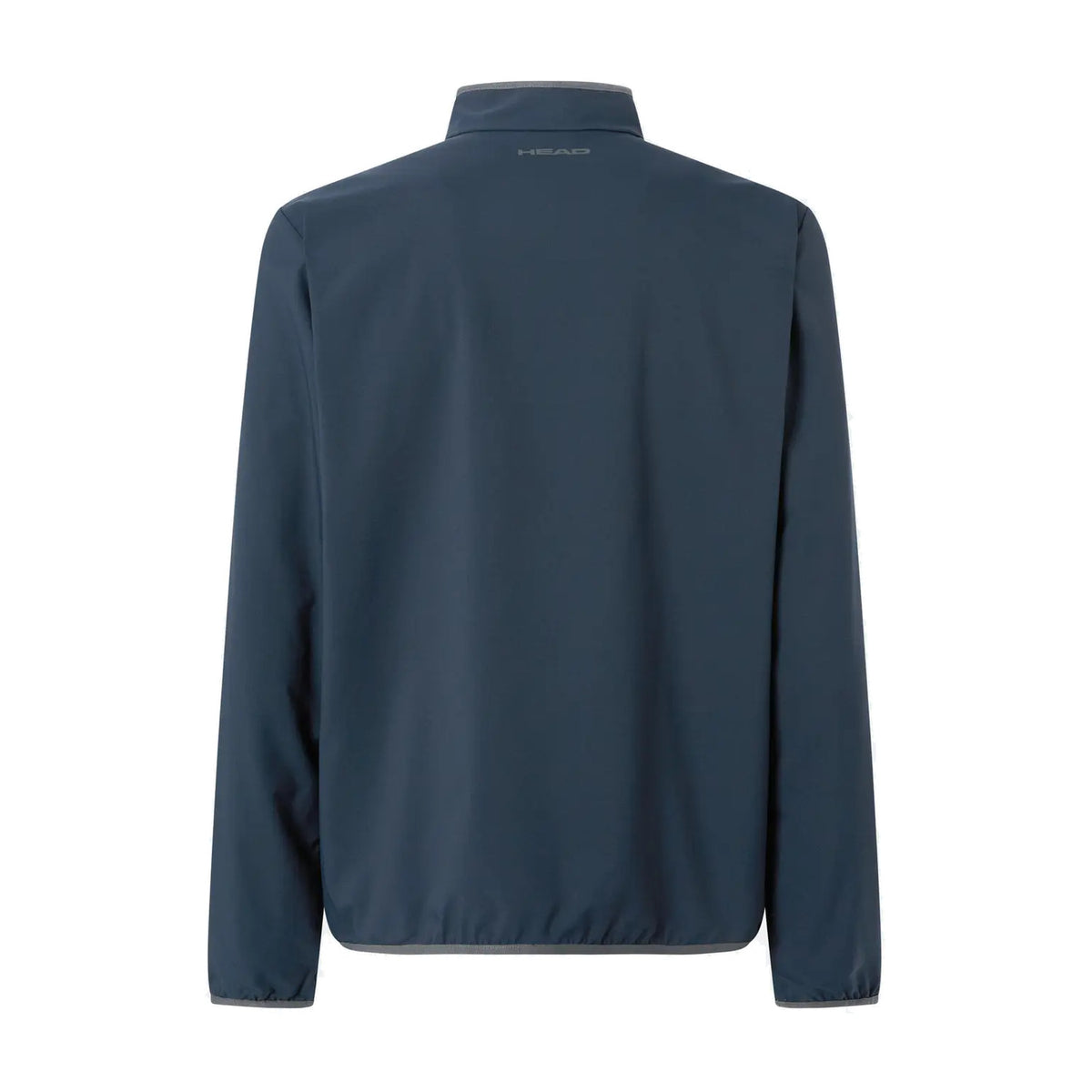 Head Club 25 Jacket heren in Navy - achteraanzicht met HEAD-logo op de opstaande kraag