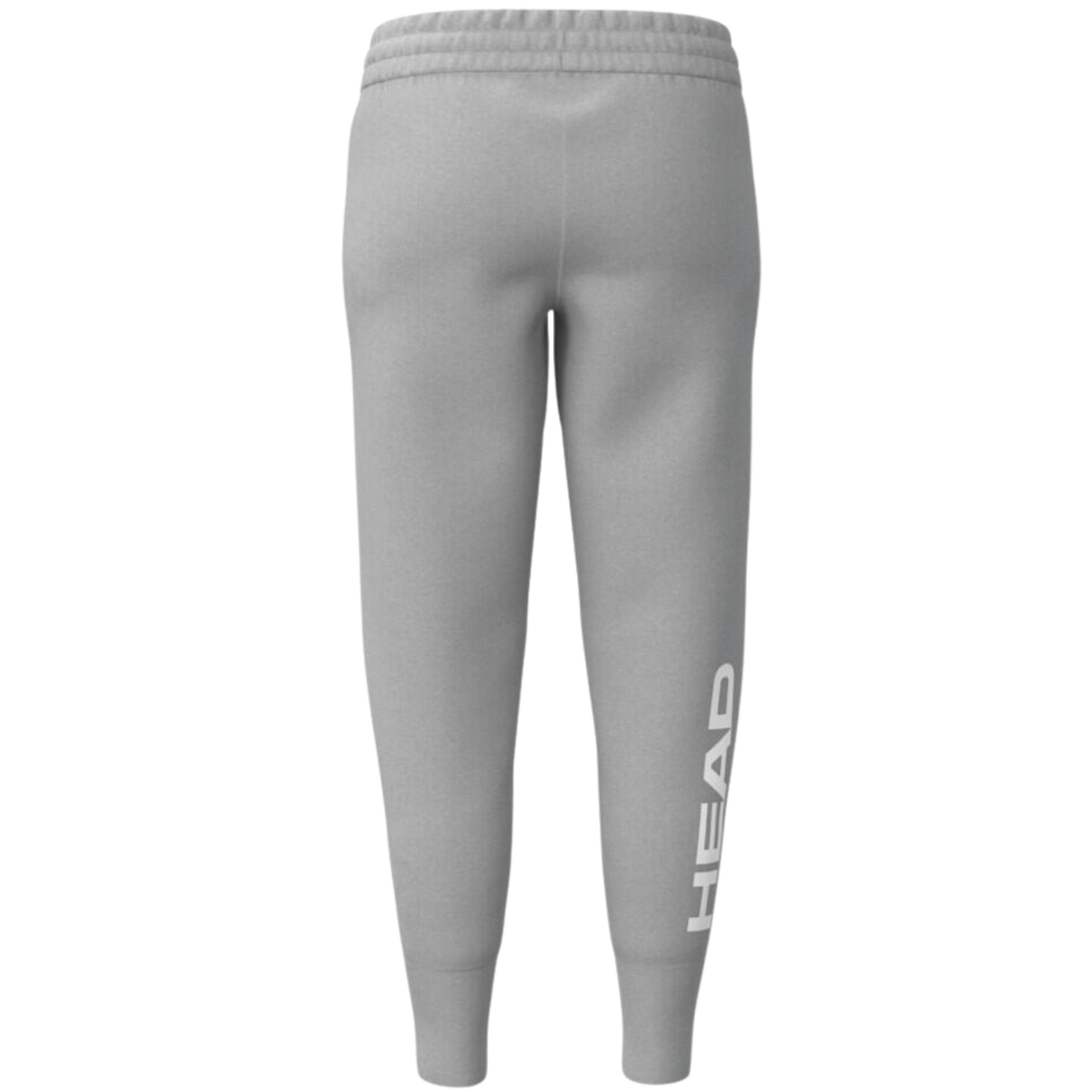 Vooraanzicht van de grijs gemeleerde Head Club Original Pants W met HEAD-opdruk