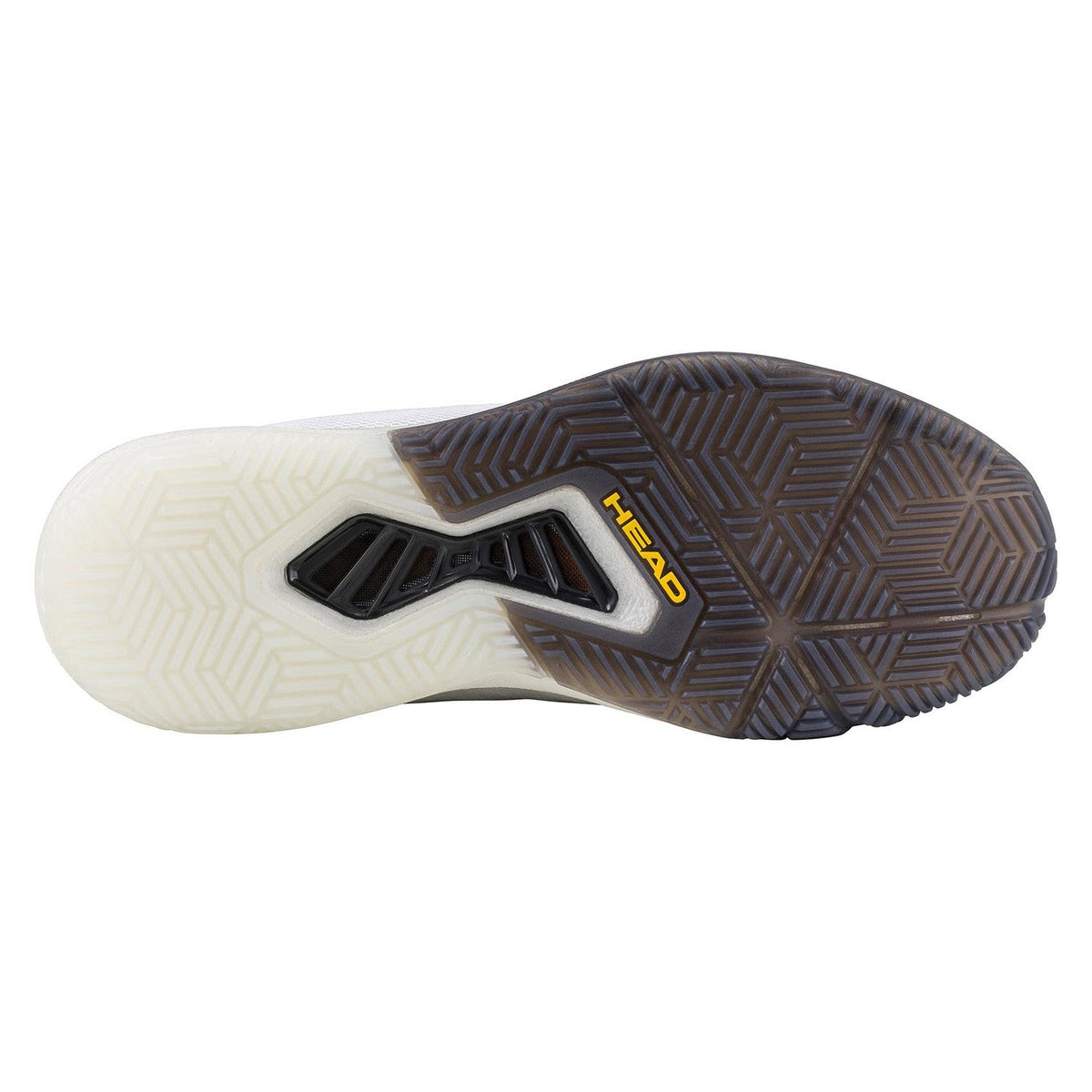 Head Motion Pro Padel White/Black padelschoen heren - HyBrasion+ buitenzool