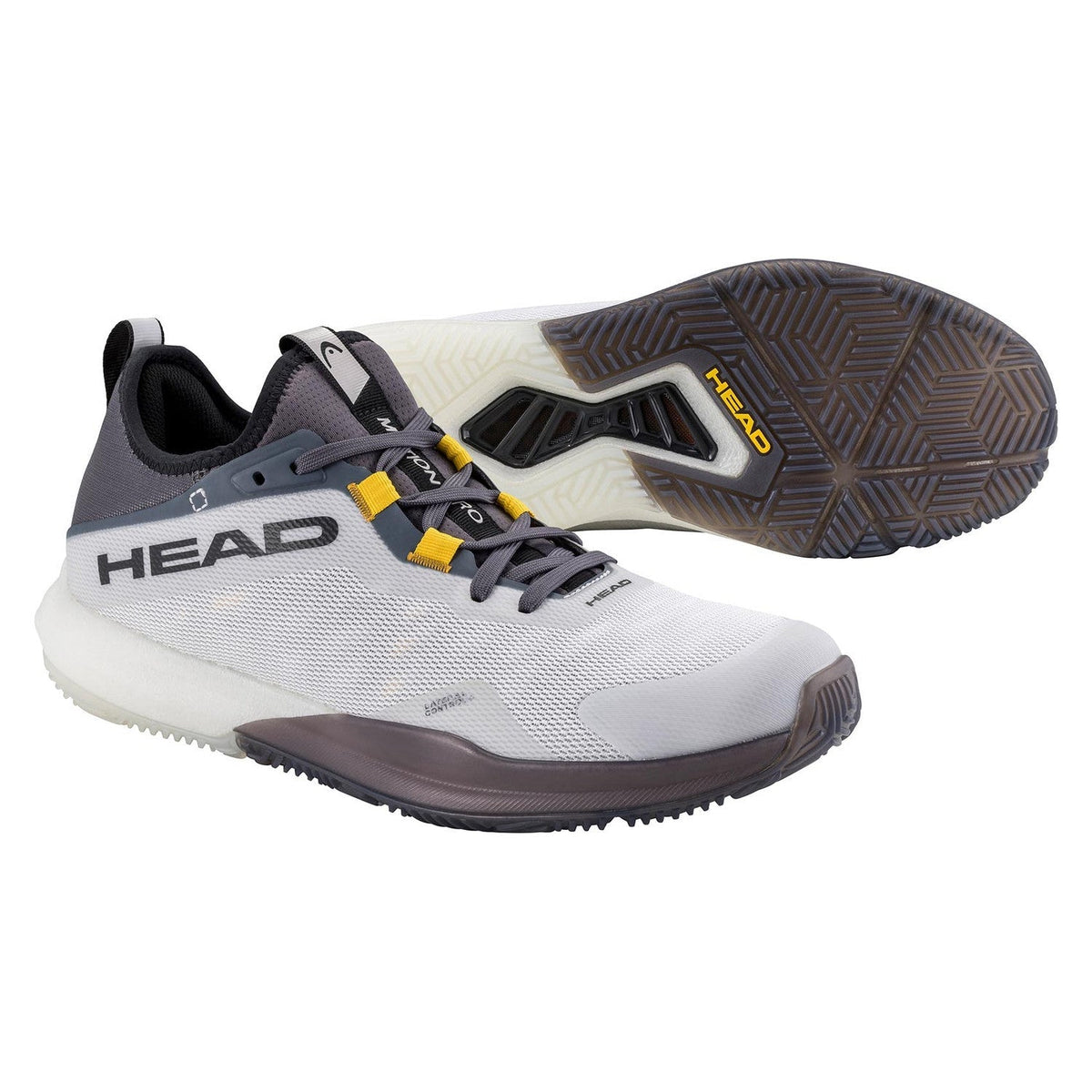 Head Motion Pro Padel White/Black padelschoen heren - zijaanzicht met Motion Tread buitenzool
