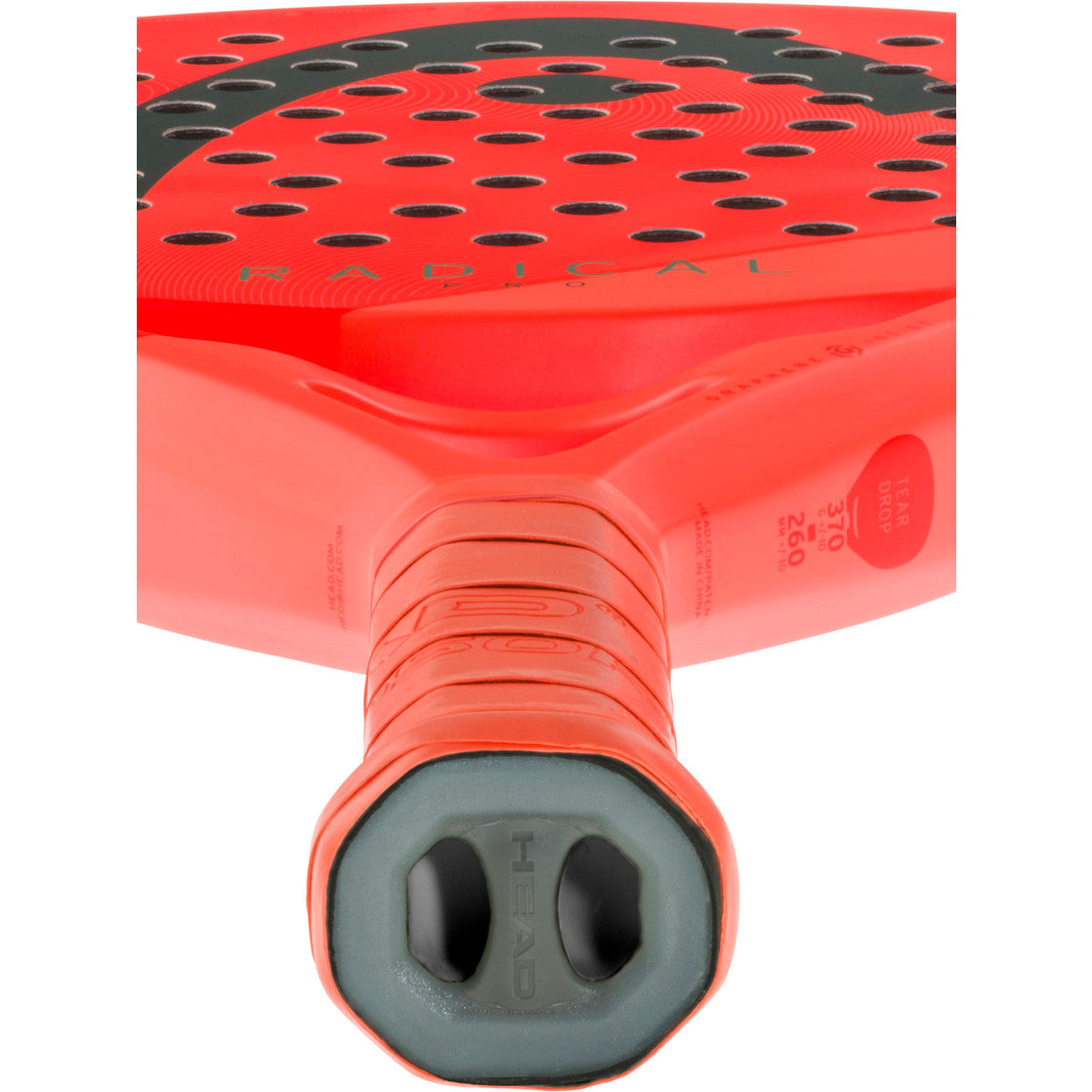 Detail van de grip en het handvat van de HEAD Radical Pro 2026