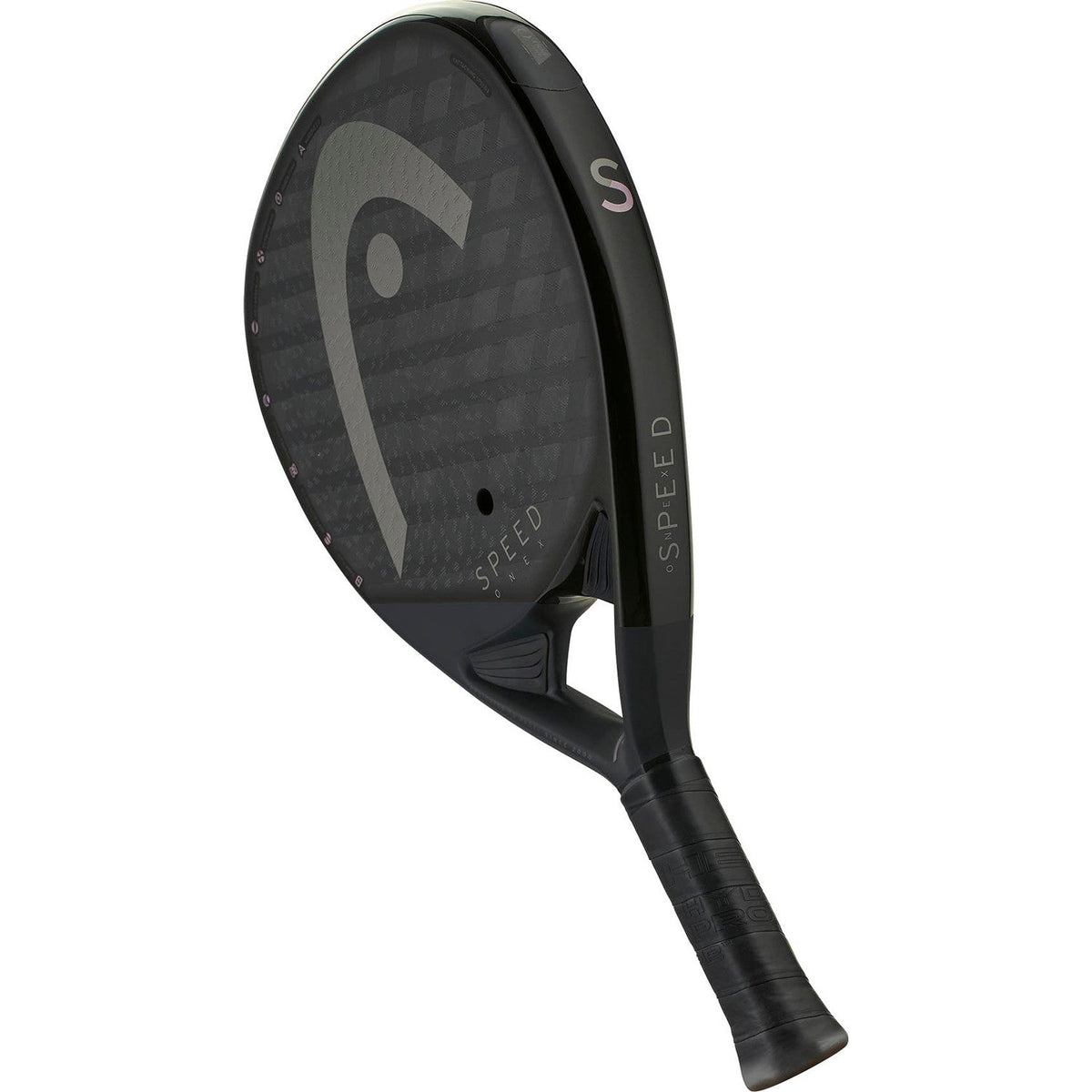 Head Speed One X 2025 gekanteld met Speed-opdruk langs de zwarte framerand