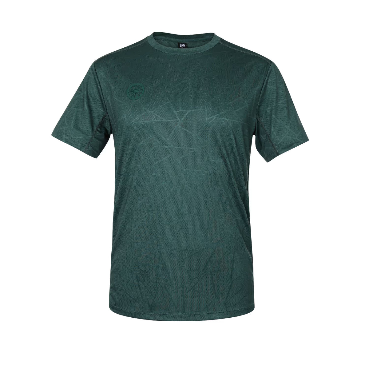 Indian Maharadja Dynamic T-shirt voor heren in donkergroen, plat vooraanzicht