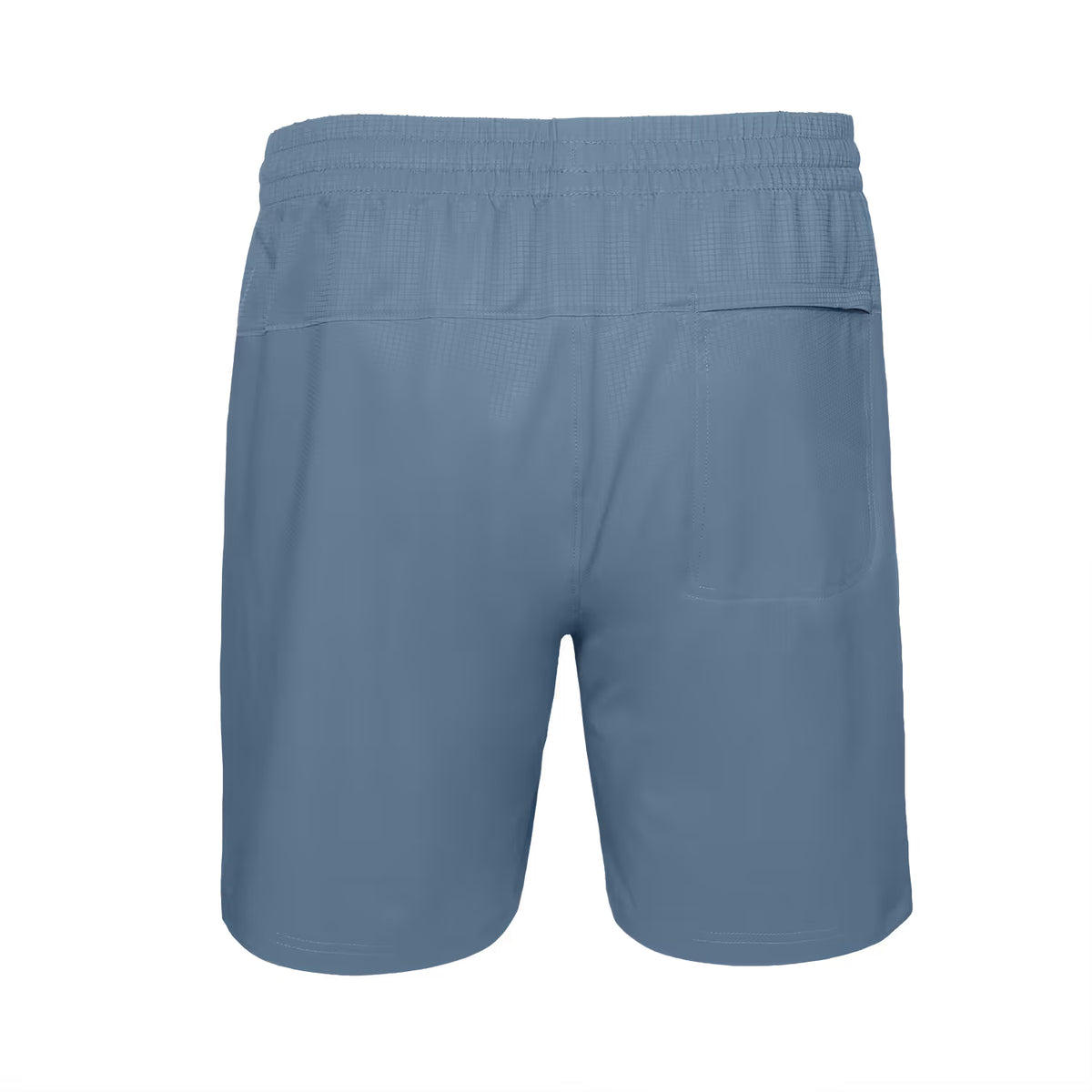 Achterzijde van de grijsblauwe Indian Maharadja Ripstop short met zak
