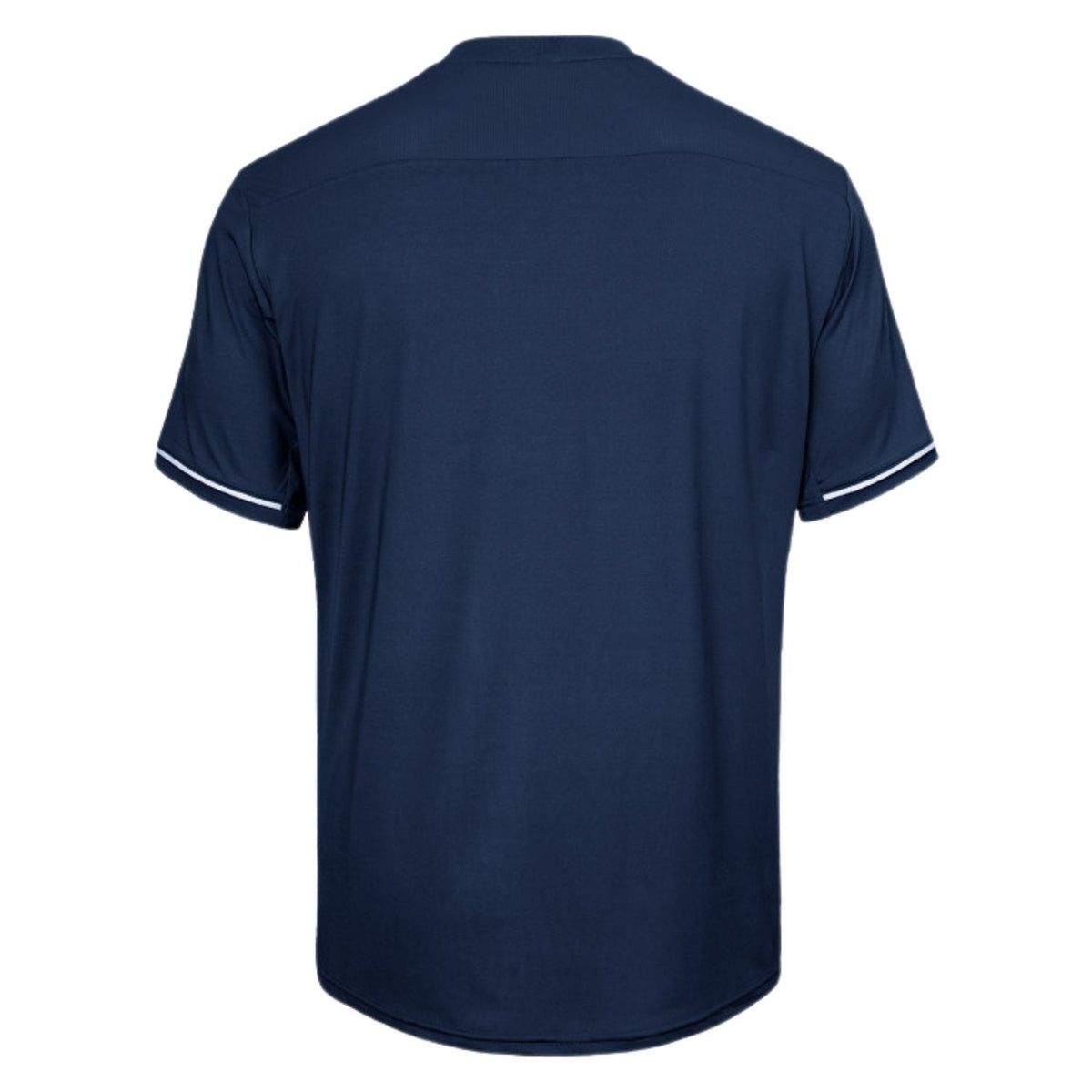 Achterzijde van het donkerblauwe JDH Pro Tech T-shirt voor heren
