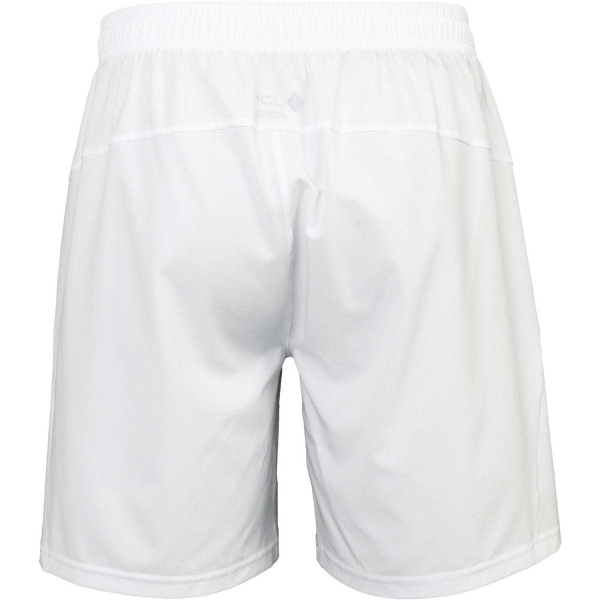 Achteraanzicht van de witte JDH Carbon Pro short