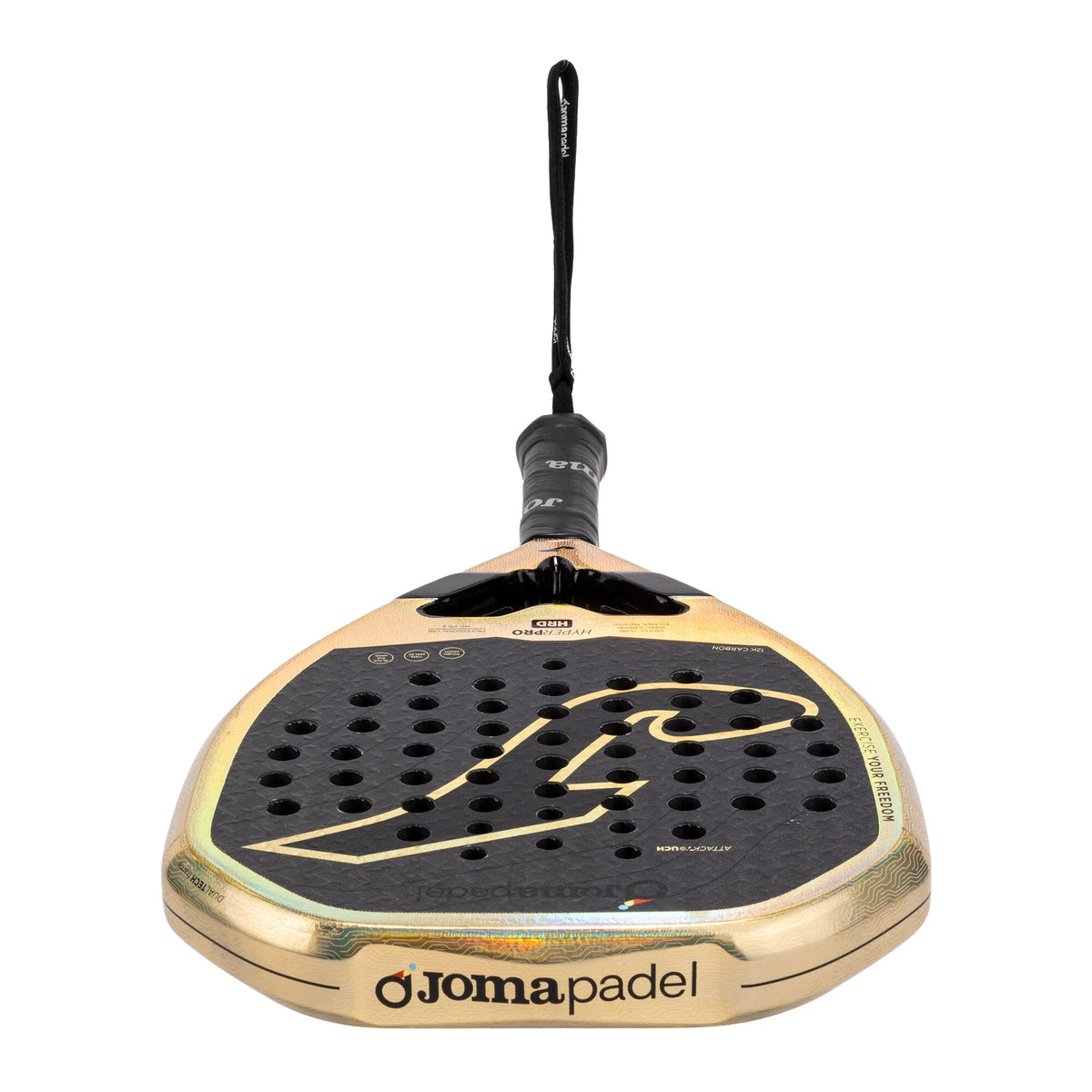 Joma Hyper Pro Hrd 2026 padelracket, bovenaanzicht