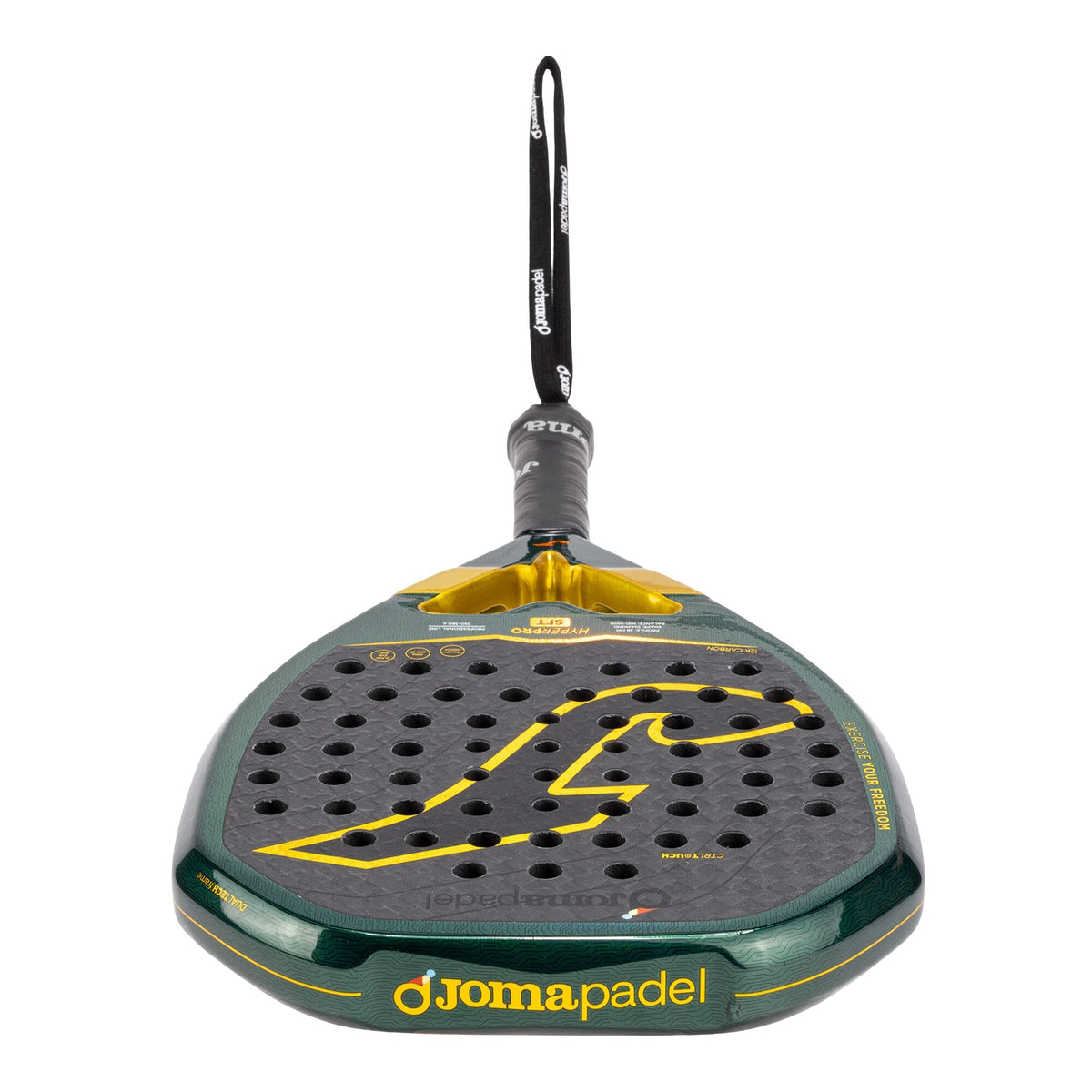 Joma Hyper Pro Sft 2026 padelracket, bovenaanzicht