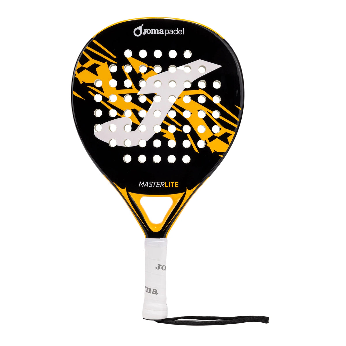 Joma Master 2026 Black padelracket, vooraanzicht