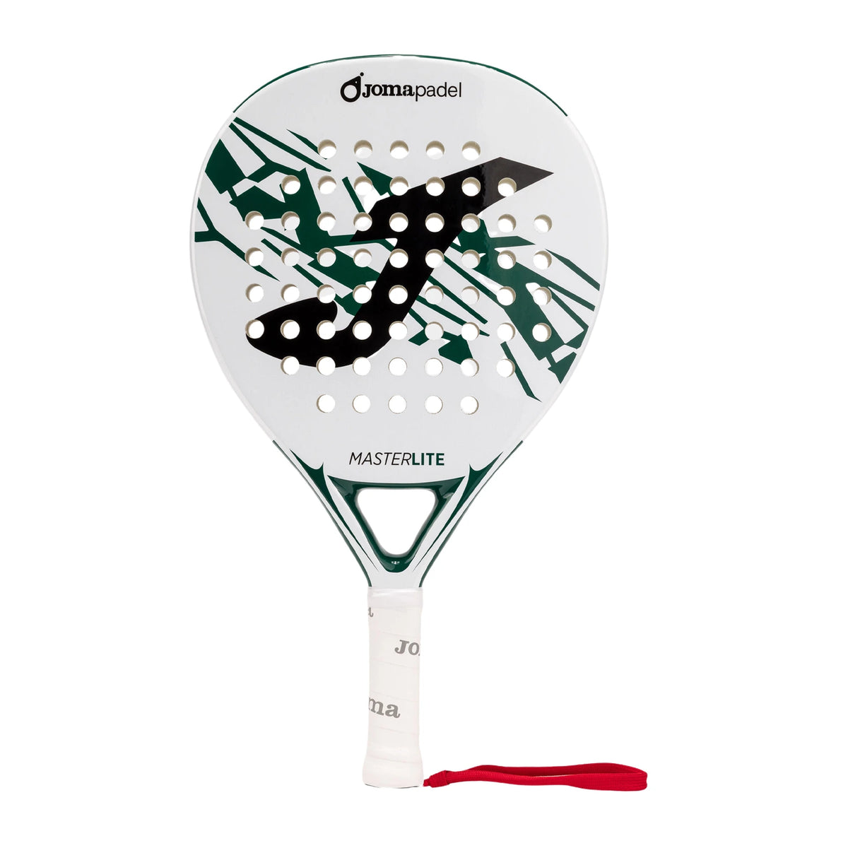 Joma Master 2026 White padelracket, vooraanzicht