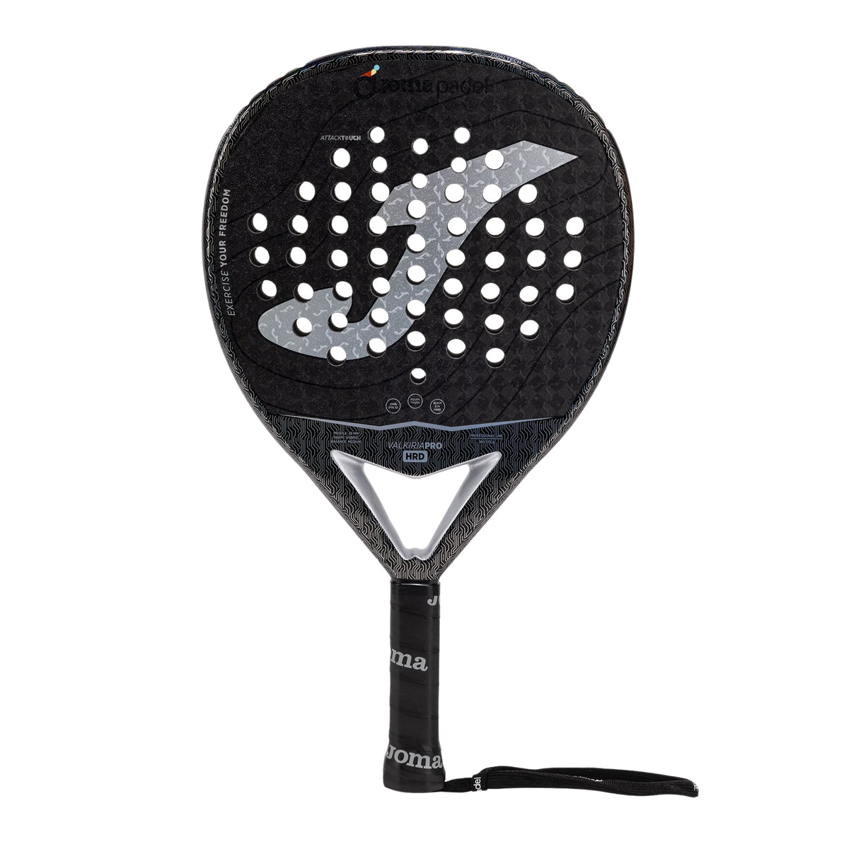 Joma Valkiria Pro Hrd 2026 padelracket, vooraanzicht
