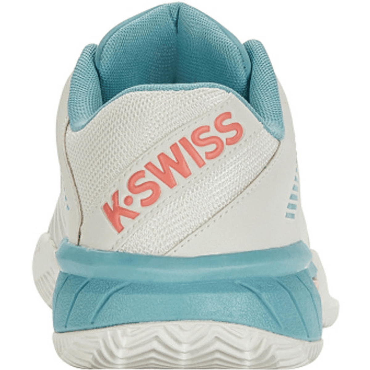 K-Swiss Express Light 3 HB W White/Blue, vierde aanzicht