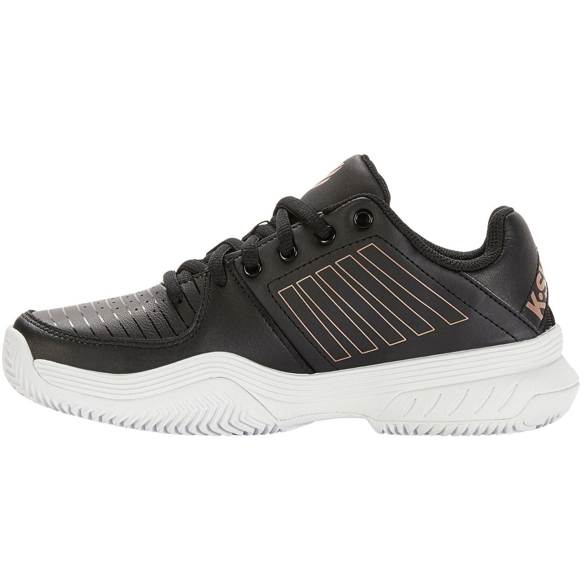 K-Swiss Hypercourt Express 2 HB Black/Pink, tweede aanzicht