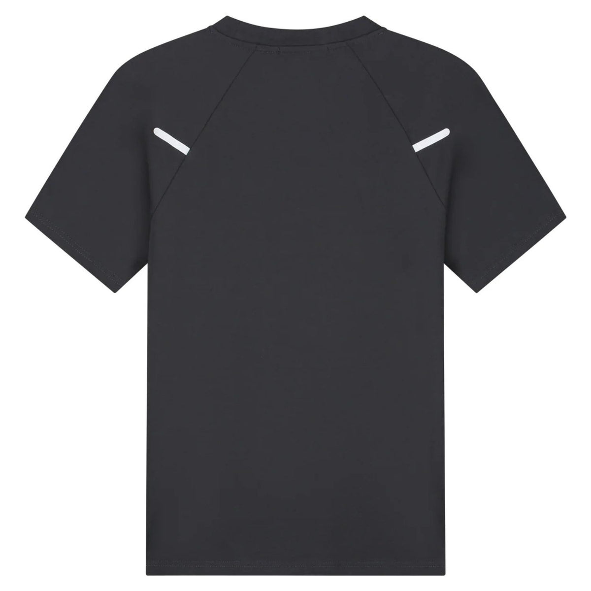 Achterzijde van het antracietkleurige Malelions Sport Counter T-shirt