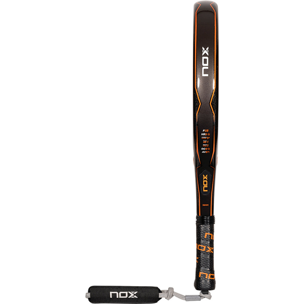 Zijaanzicht van de NOX Equation WPT Advanced Series 24 met nox-polsband