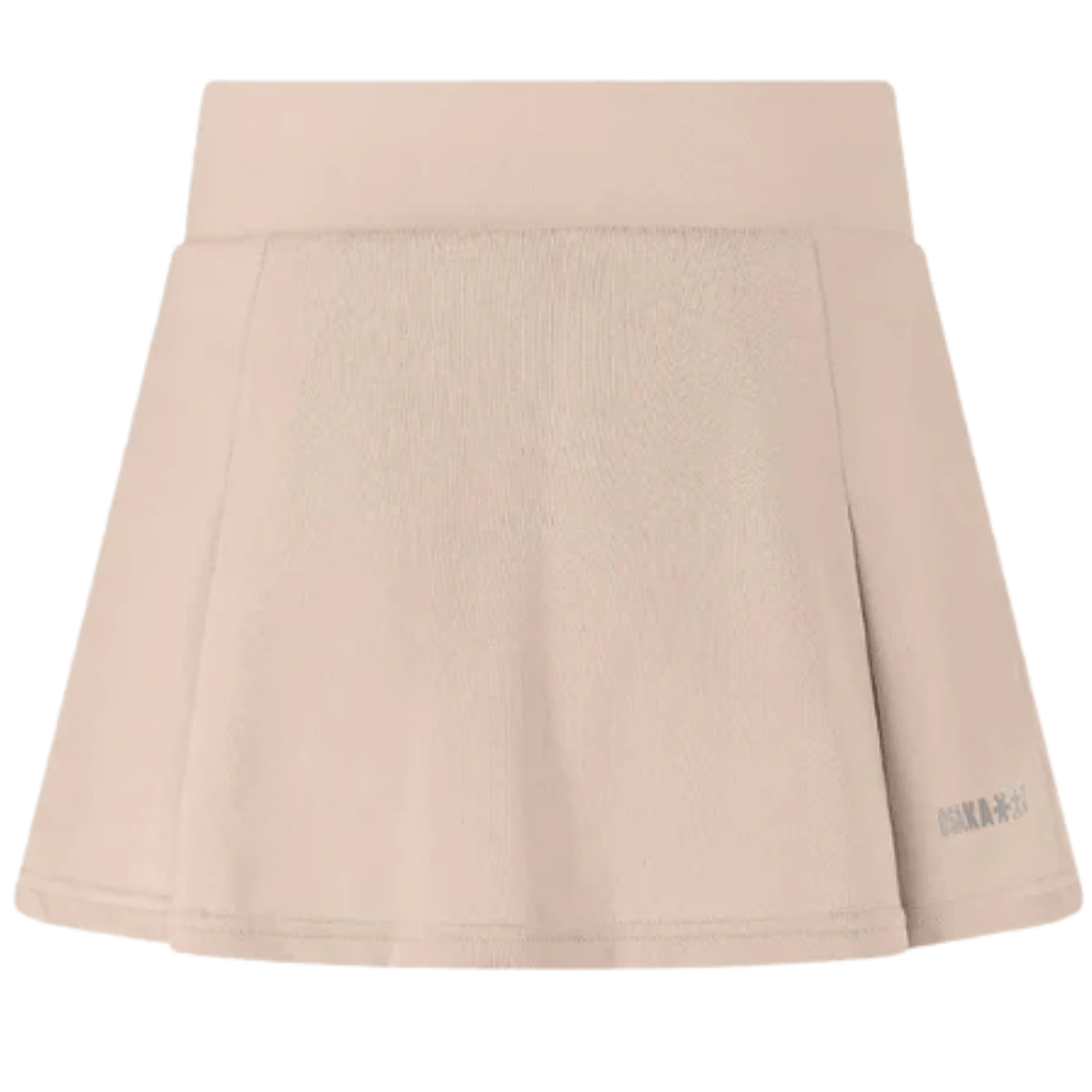 Achterkant van de beige Osaka Women Floucy Skirt met plooien in de rug
