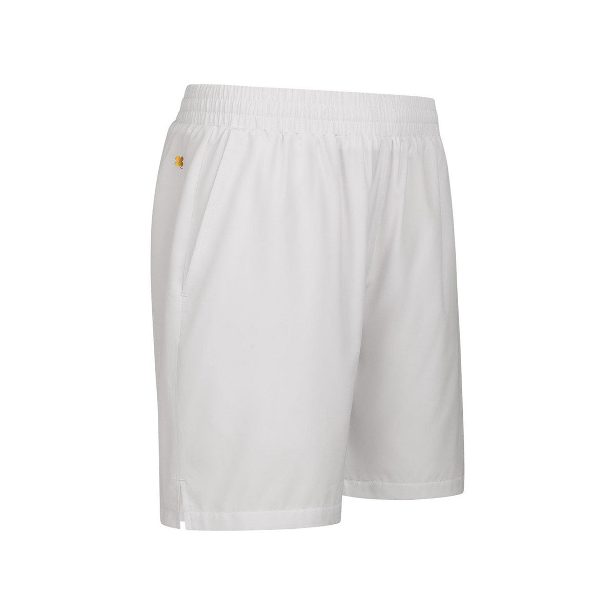 Robey Short Club White, zijaanzicht met zijsplit