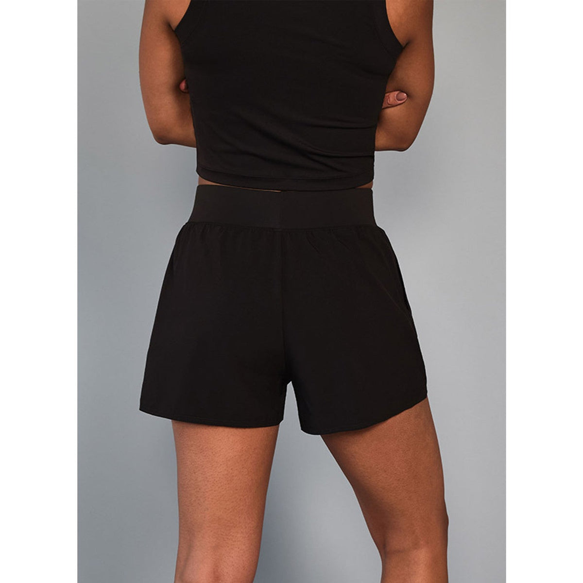 RS Women Kraťasy Black, pohled zezadu s elastickým pasem