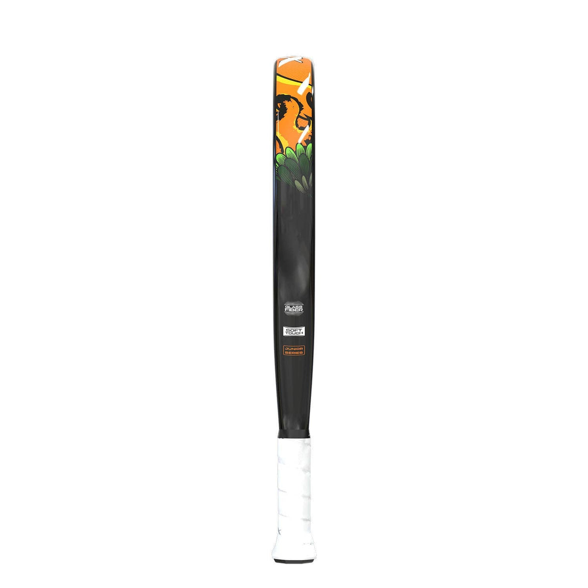 Zijaanzicht van het Siux Beat Junior over de volle lengte met zwart frame en witte grip