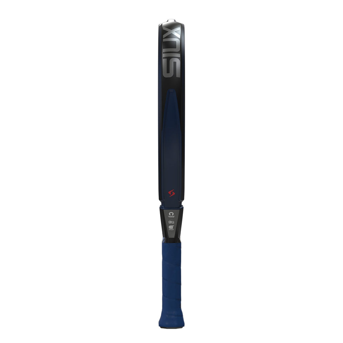 Full-length side view of the Siux Diablo Pro 26 with a dark blue frame
