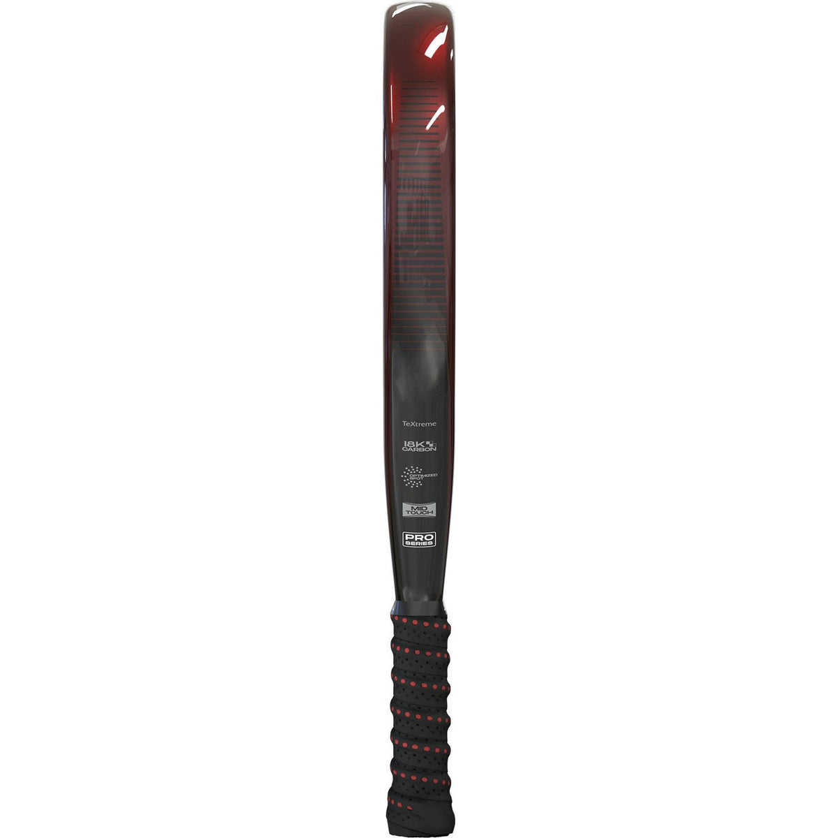 Zijaanzicht van het Siux Diablo Pro 4 over de volle lengte met zwarte grip onderaan