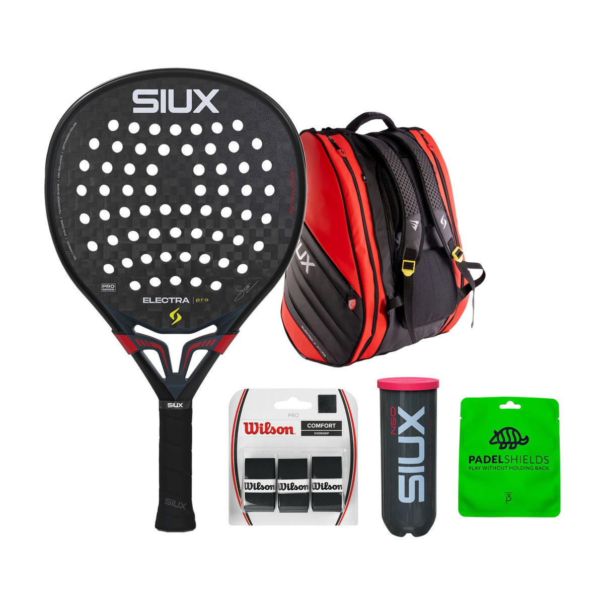 Siux Electra Pro 26 Shadow Red Complete Bundle