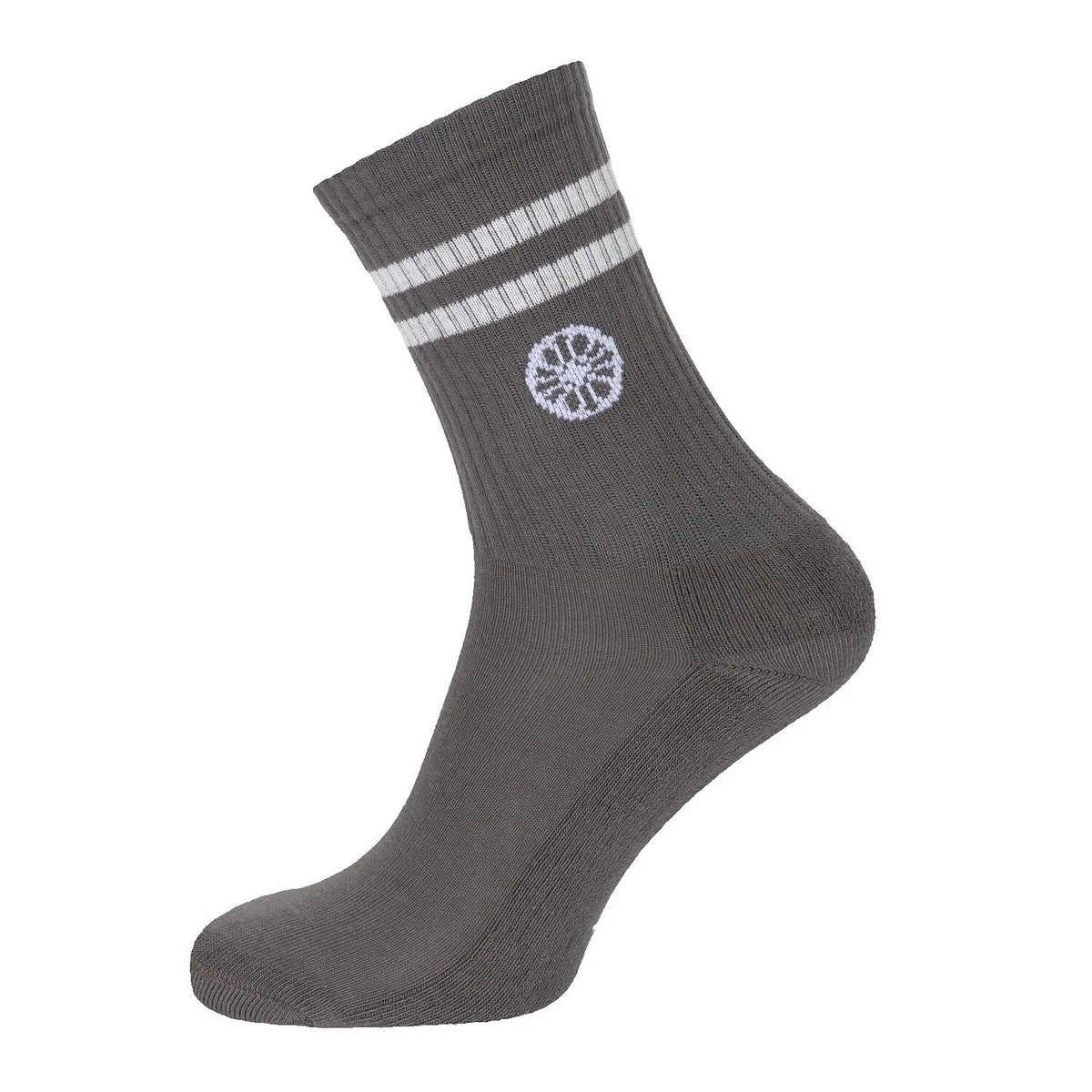 The Indian Maharadja Striped Crew Sock Walnut