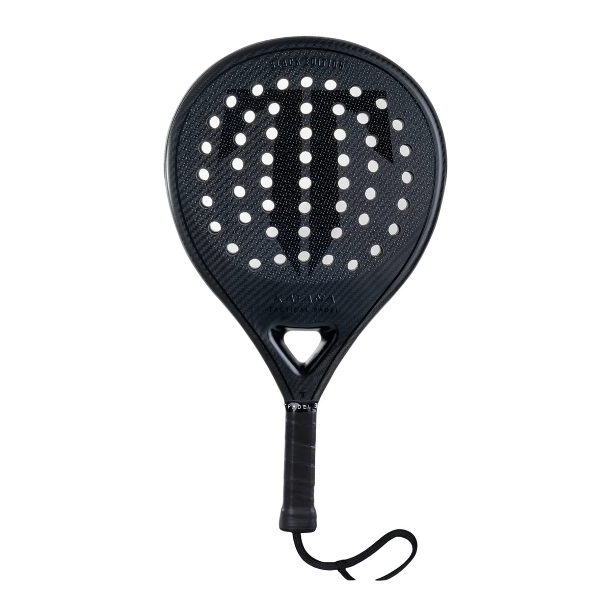 Tactical Katana Black (Black Edition) padelracket – voorkant