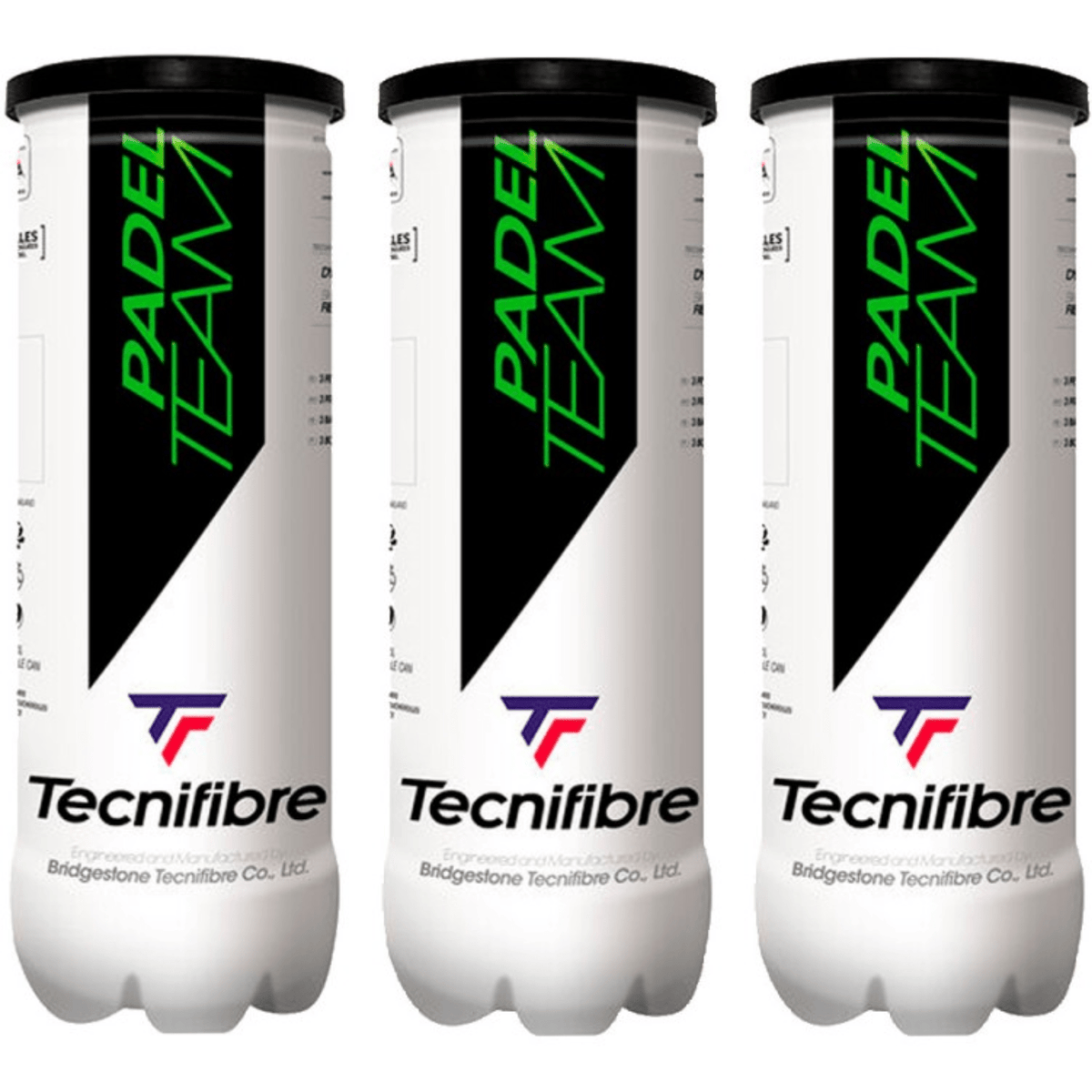 Tecnifibre Padel Team Balls (3x3 st.) -