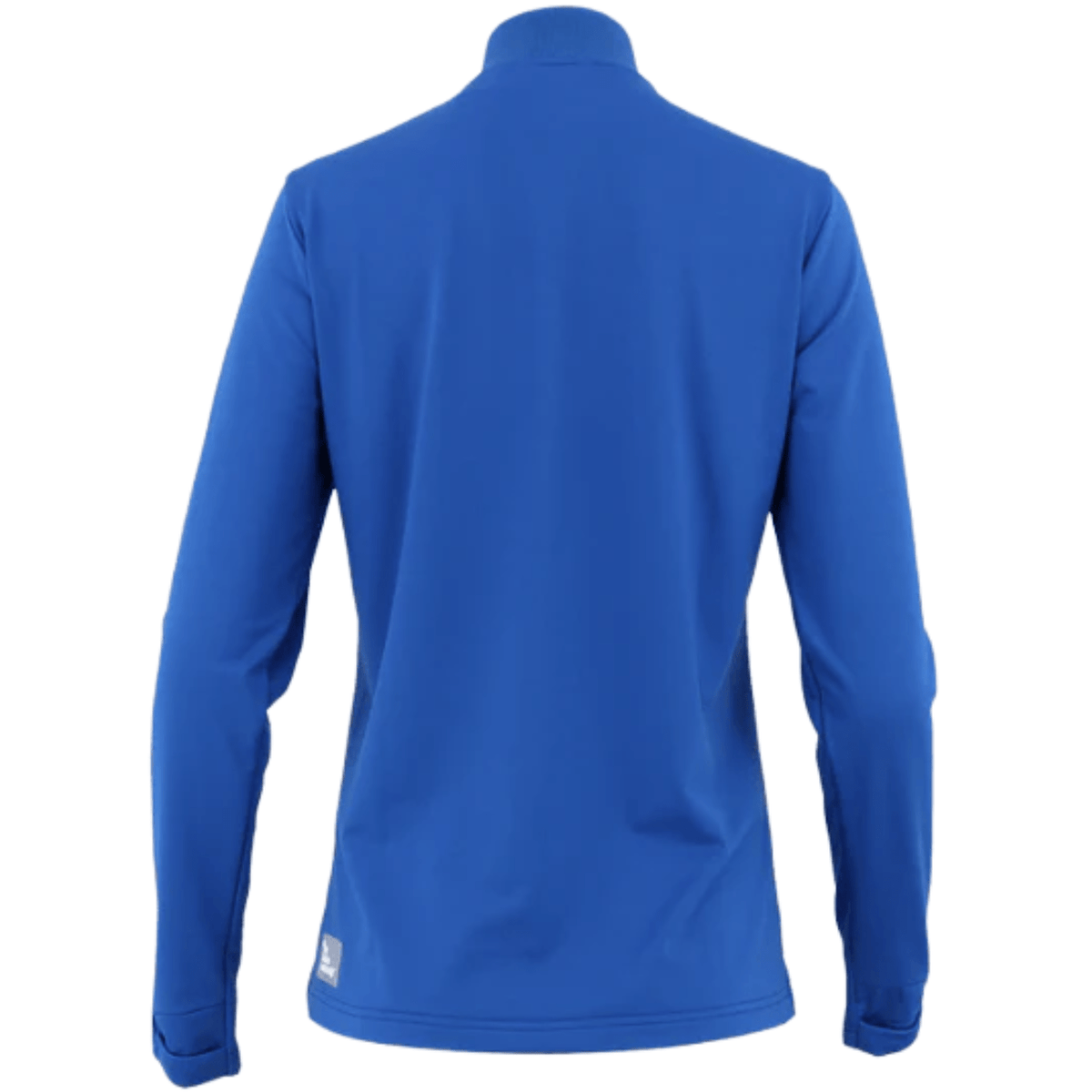Retro della maglia da donna Indian Maharadja Baroda Chevron blu cobalto