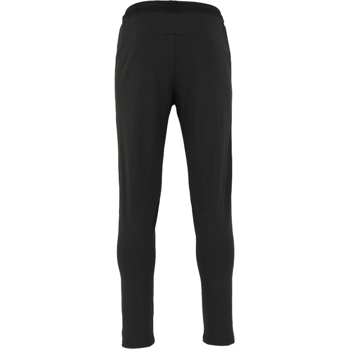 Achterzijde van de zwarte Indian Maharadja Baroda Chevron trainingsbroek