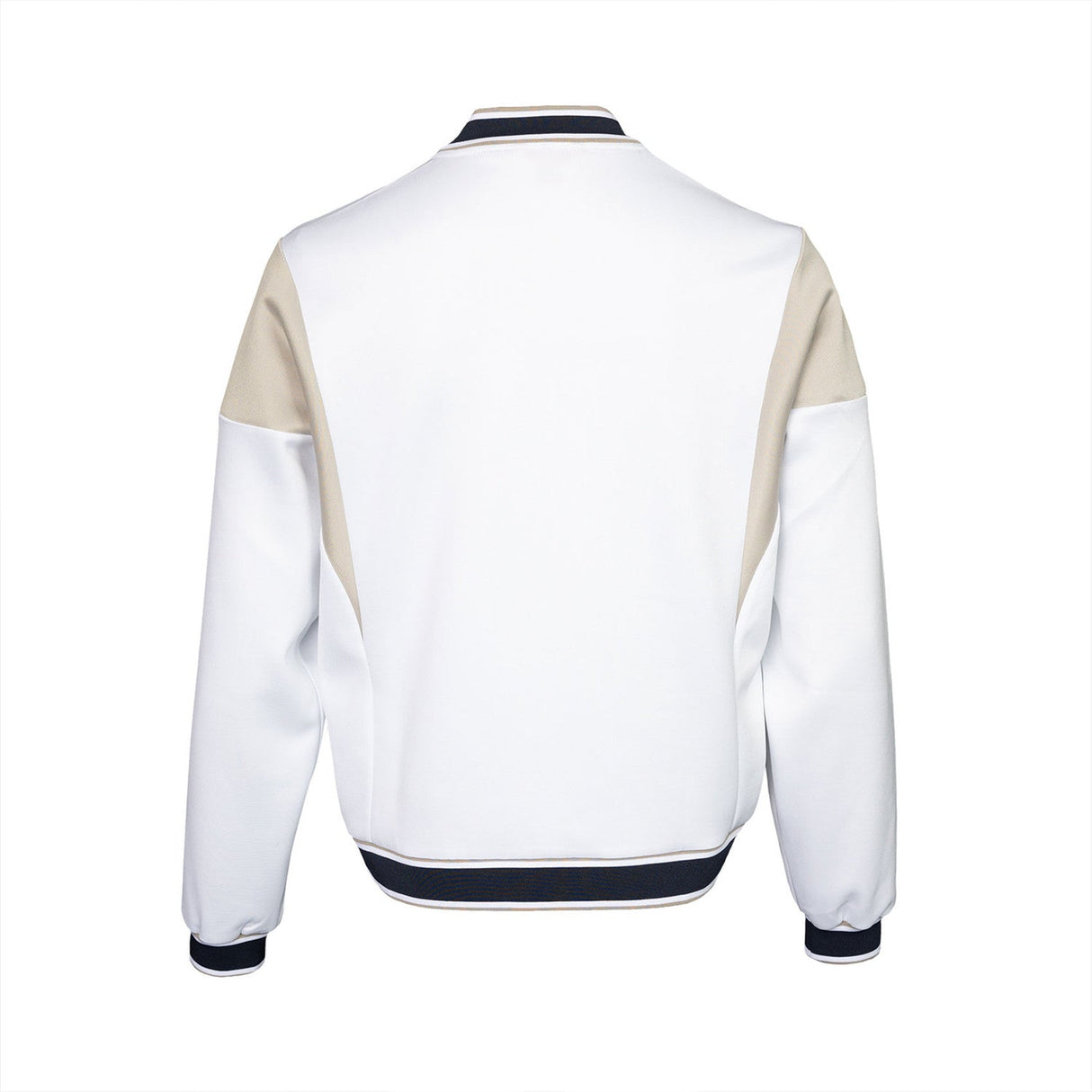The Indian Maharadja Pique Bomber Jacket White -