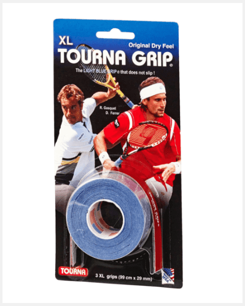 Tourna overgrips Blauw XL (3 stuks) -