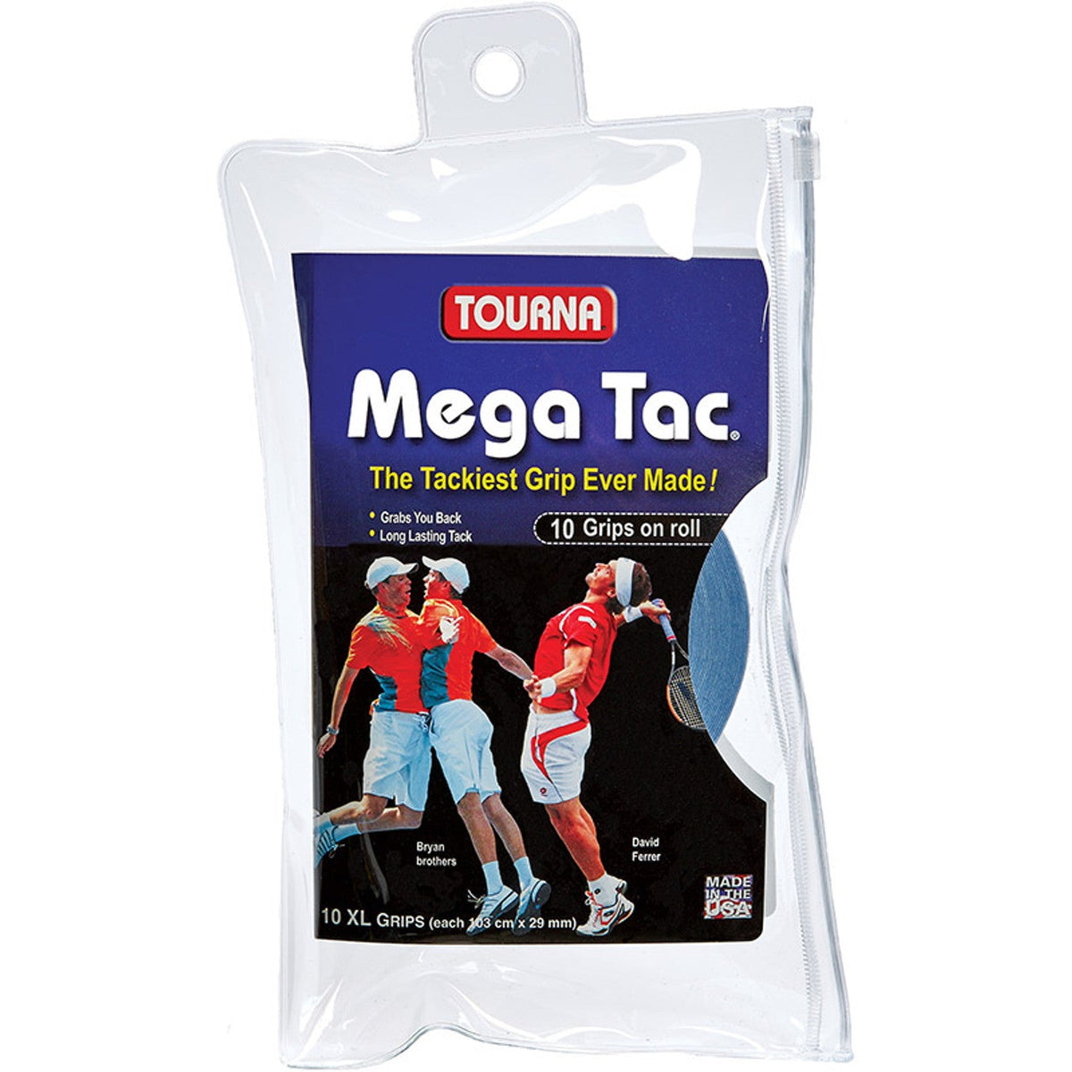 Surgrips Tourna Mega Tac Blue (10 pièces) -